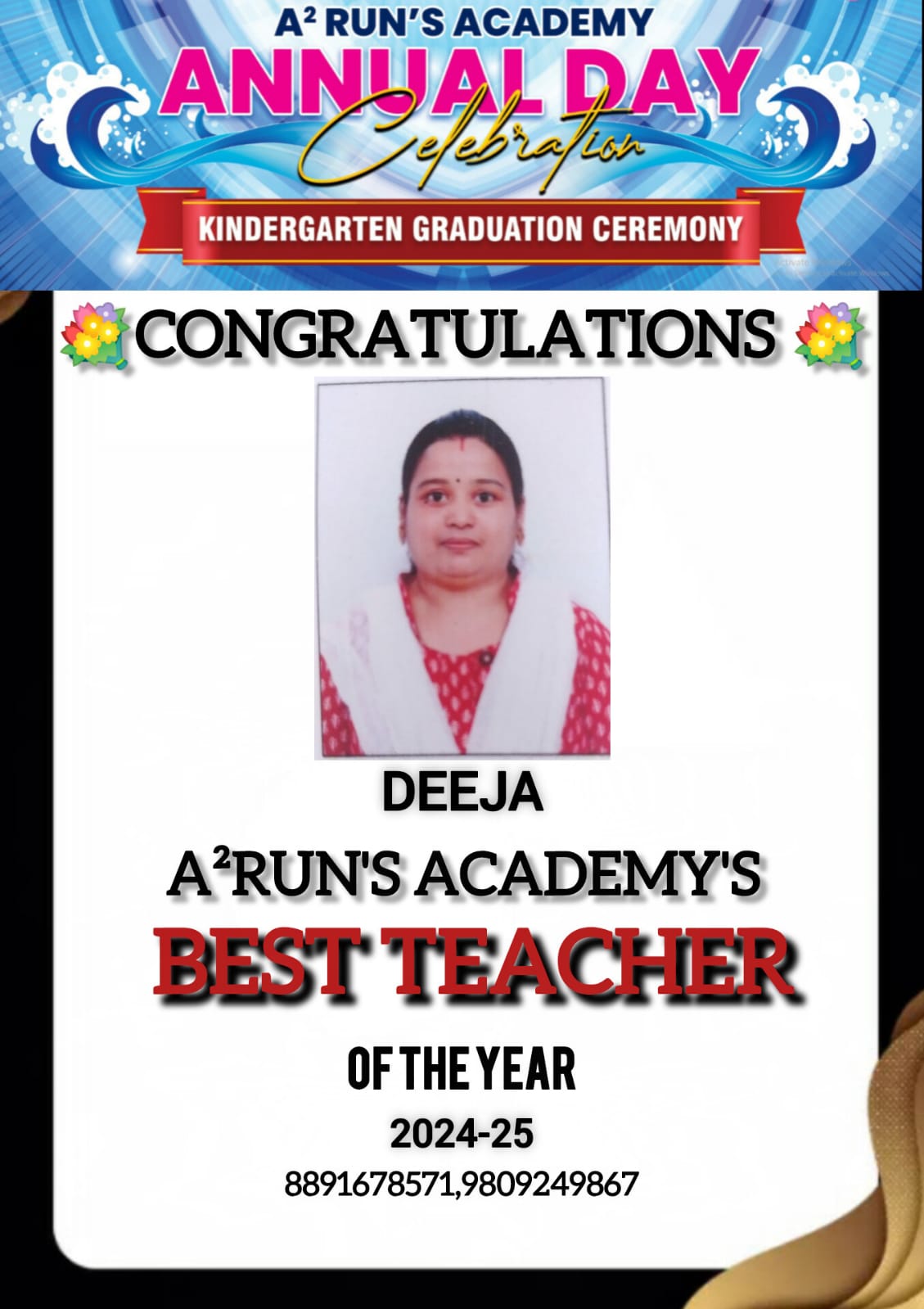 Best Teacher 2024-25